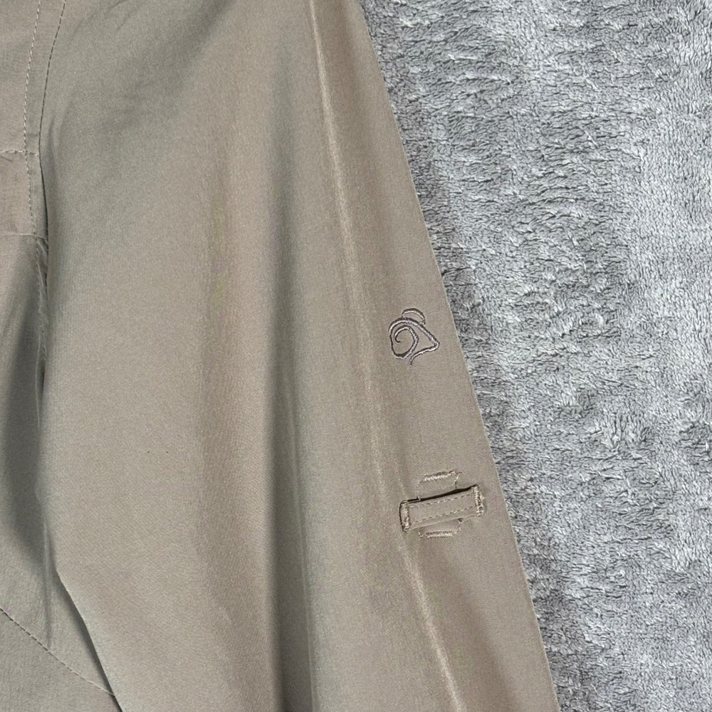 Craghoppers Womens NosiLife Insect Shield Hiking Shirt Tan US 4 Snaps Buttons - Picture 5 of 16